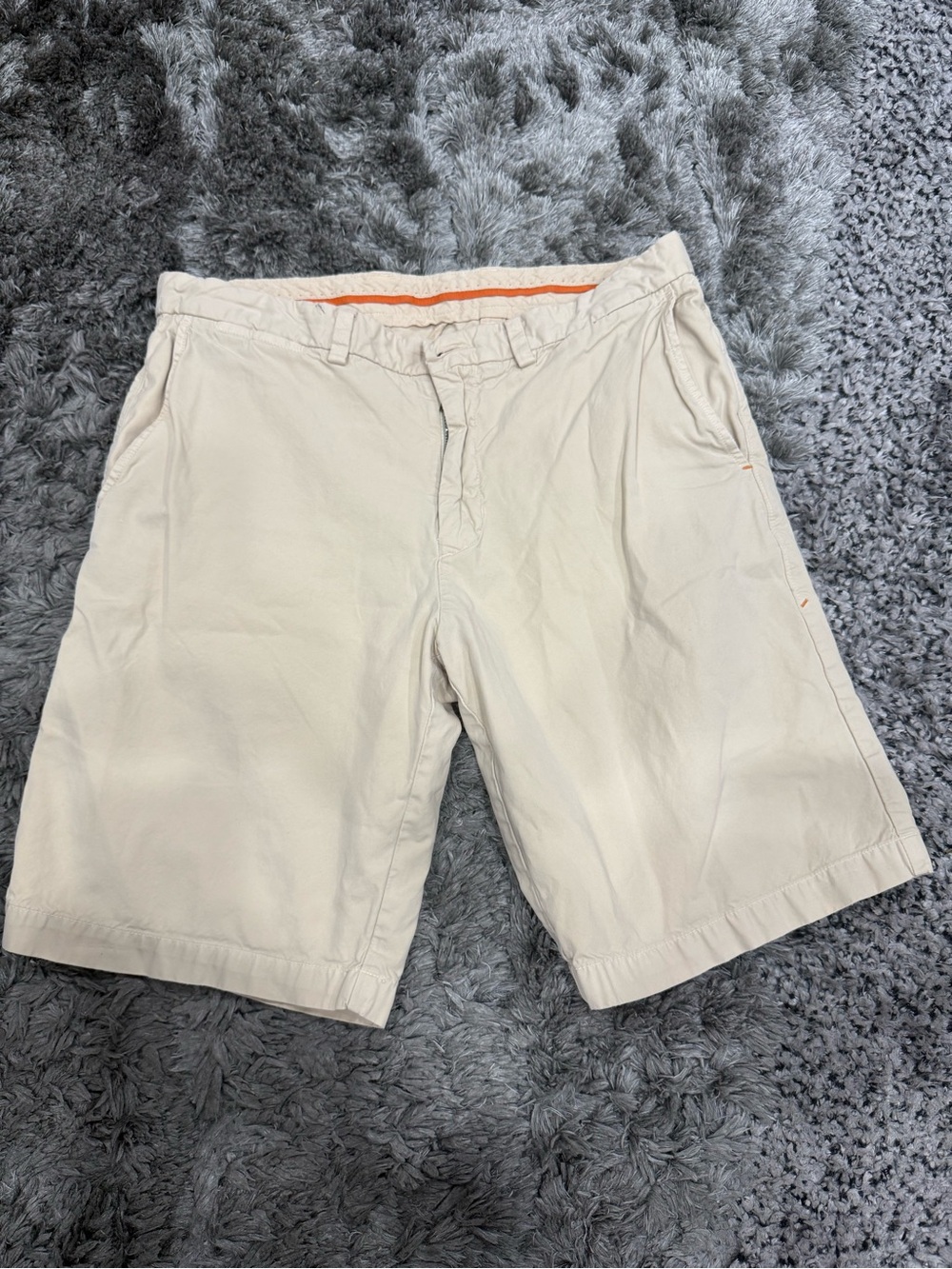 Tommy Bahama Boracay Flat Front Shorts Men's 32 Pockets Travel Beach Khaki
